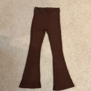 H&M Brown Flare Pants